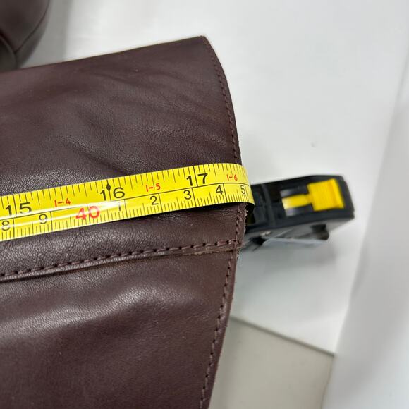 Naturalizer Deesha Knee High Wide Calf Boot Zip Block Heel Brown Women's 9W NWOB - Picture 9 of 11